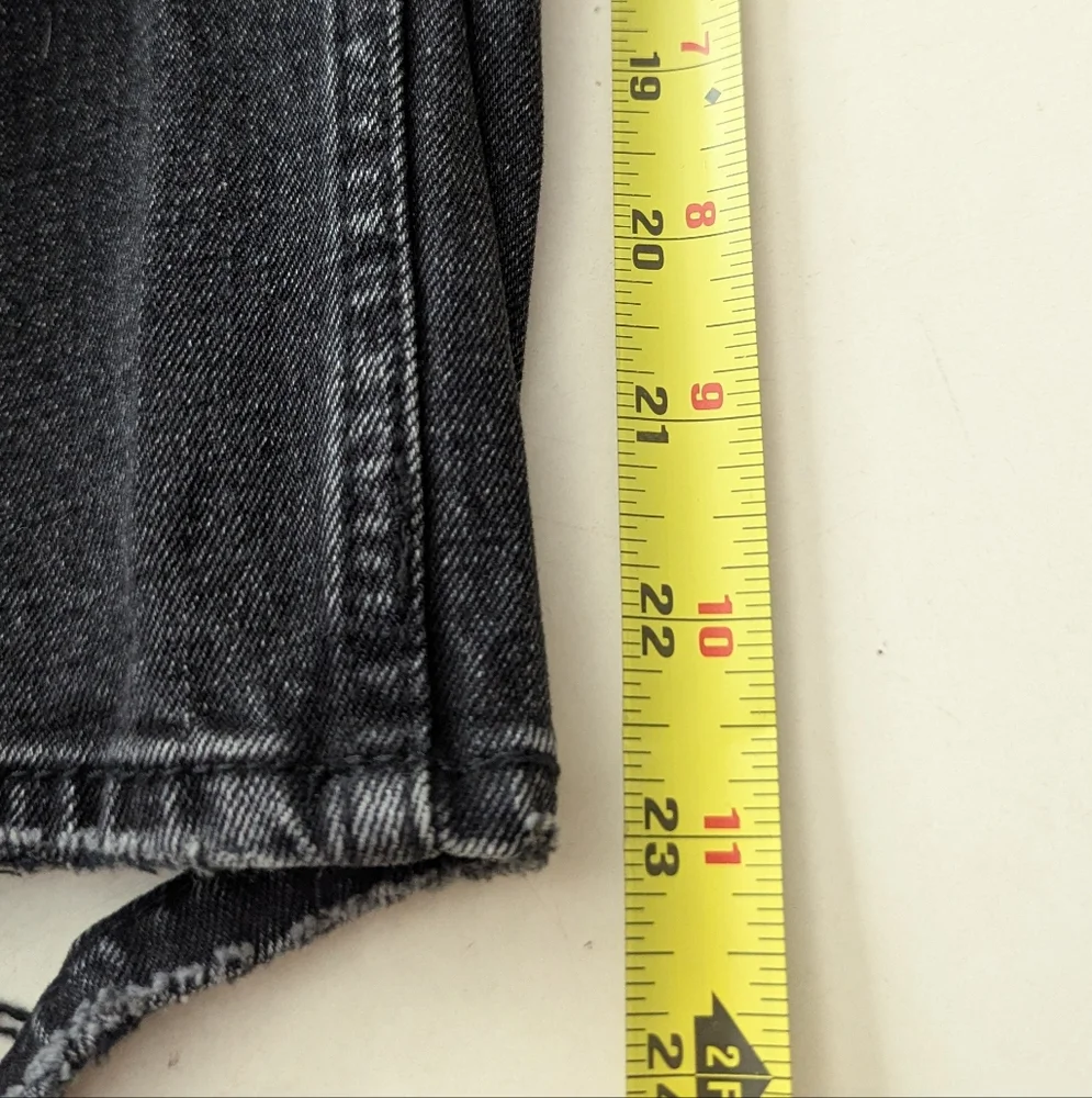 Abercrombie & Fitch the Ankle Straight Ultra High Rise Curve Love Size 27
